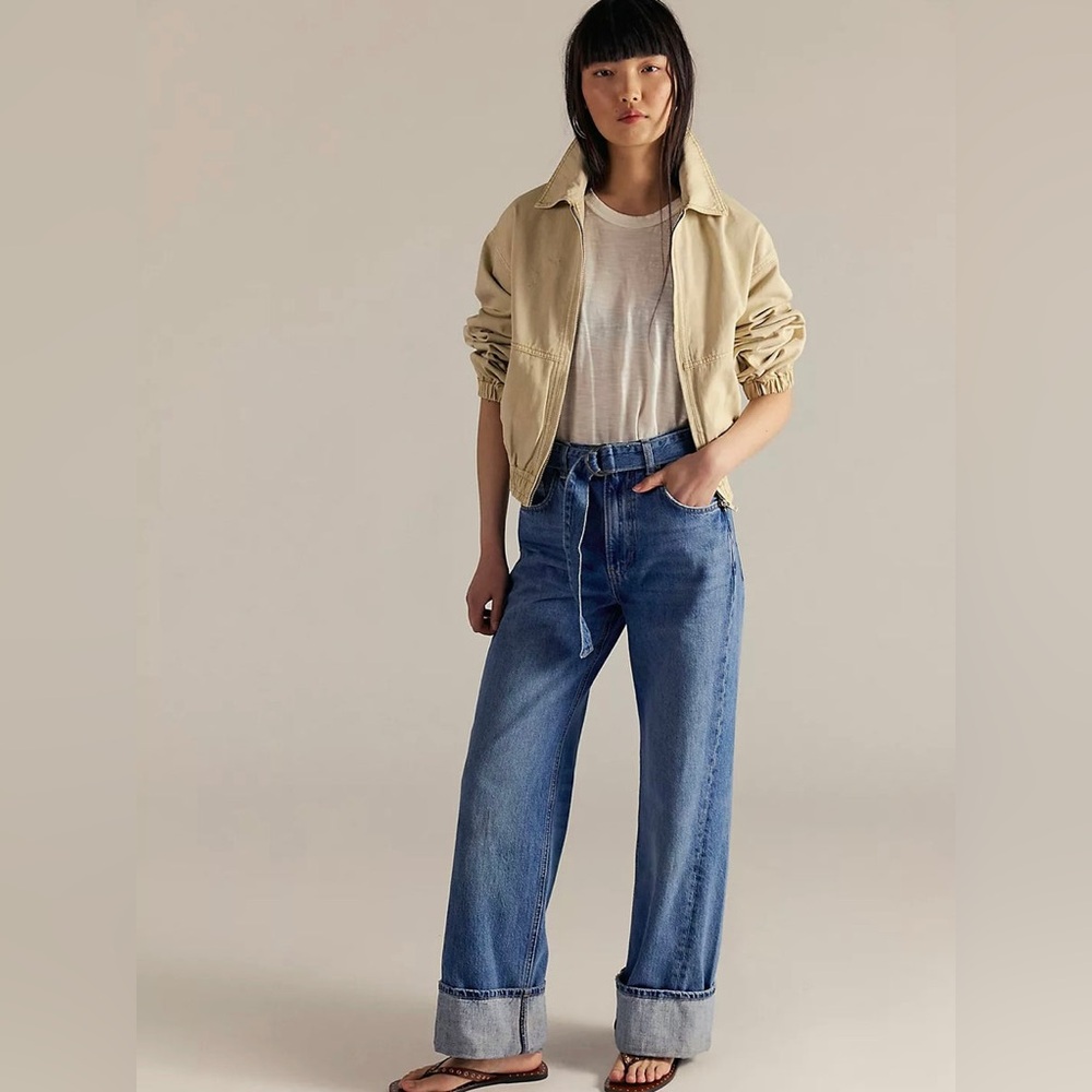 Free People East Bay Cuffed Jeans - Picture 3 of 3